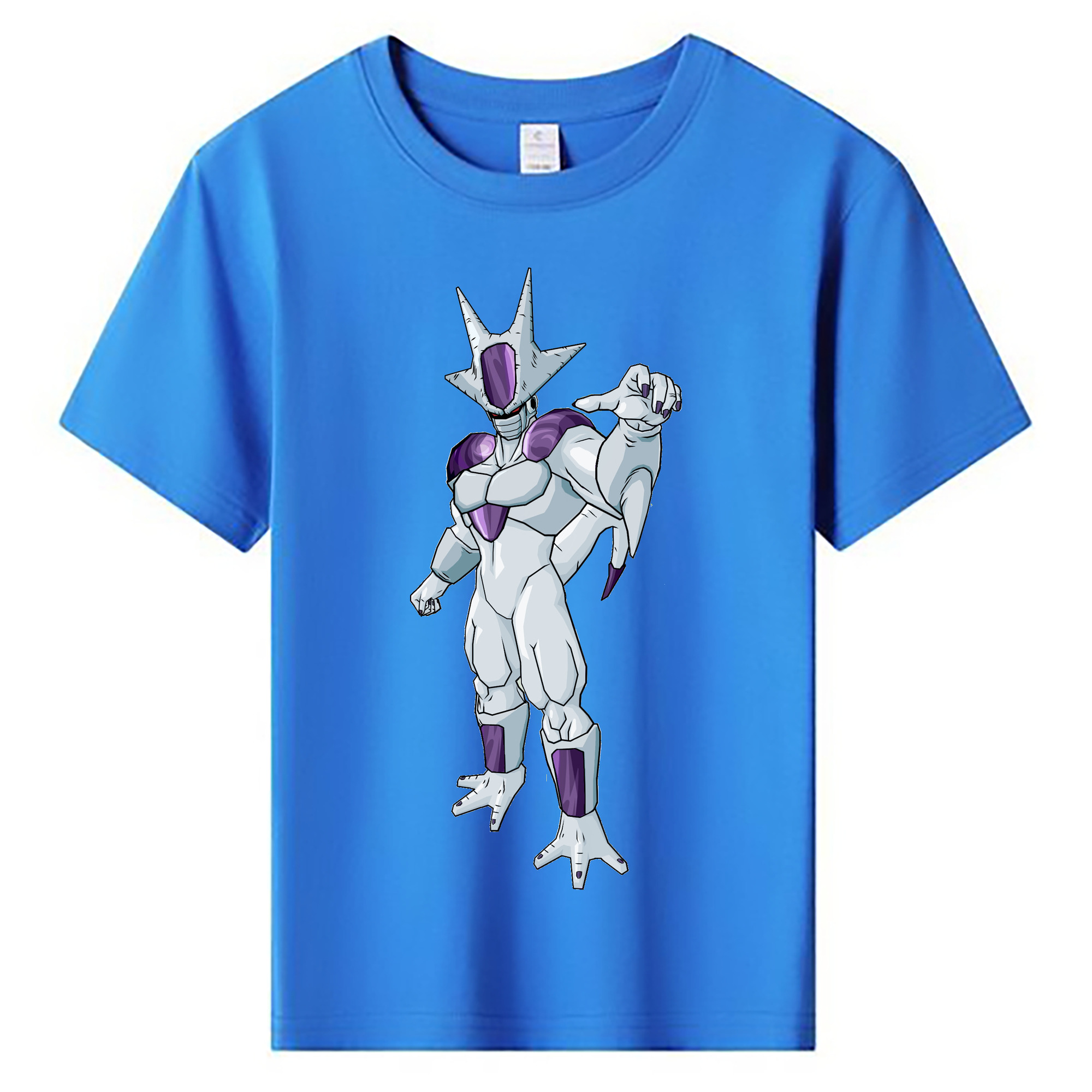 （画像用） ドラゴンボール クウラ DRAGON BALL Cooler Coora 綿100％キッズTシャツ（フロントプリント）